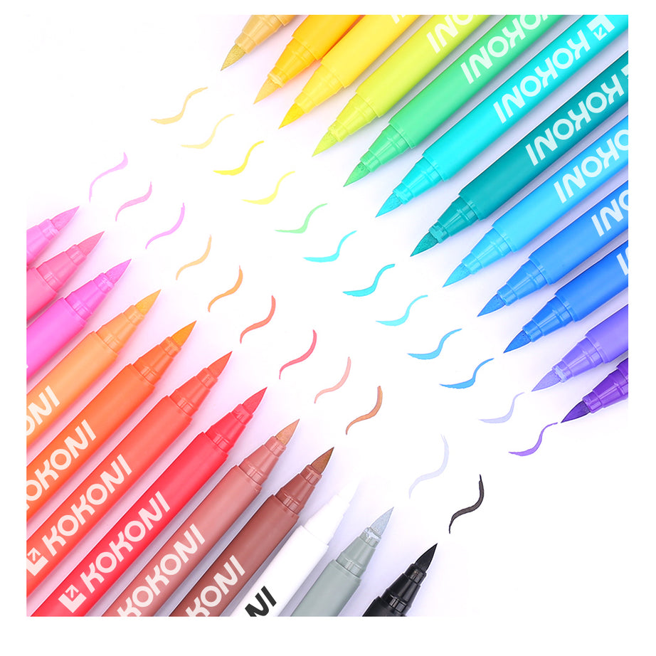 KOKONI 12 Colors Acrylic Paint Marker Set, Water Based, for 3D Prints Coloring