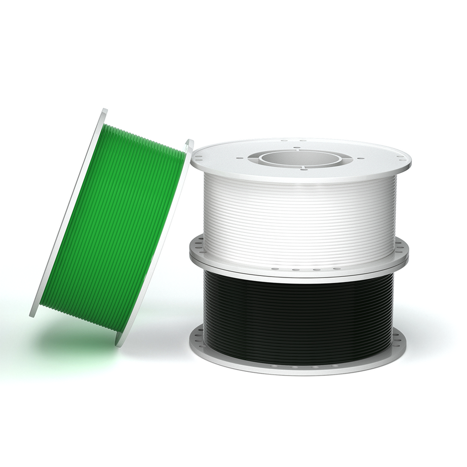 Emerald Forest Filaments Pack: KOKONI 4x White+ 3x Black+ 3x Green PLA Filaments Bundle