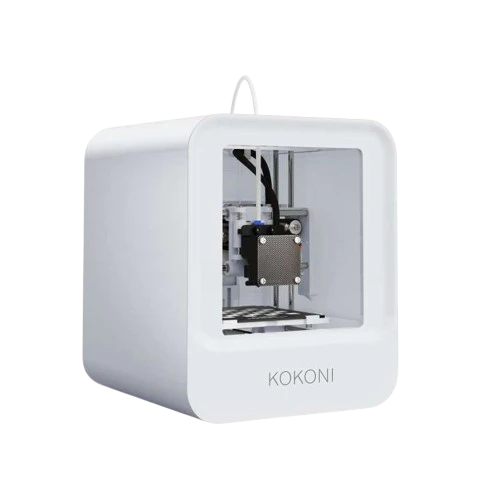 Snow World Pack: KOKONI EC1/EC2 3D Printer Plus Filaments White/ Black/ Blue