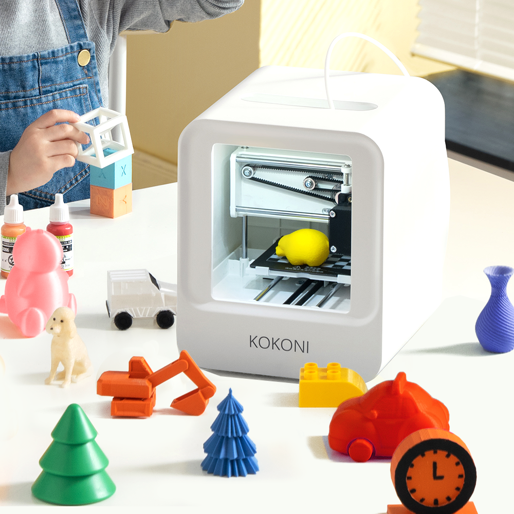 The Creator Pack: EC1/EC2 3D Printer + 1x Any Colors+ 1x Acrylic Paint Marker Set+ 1x Build Plate