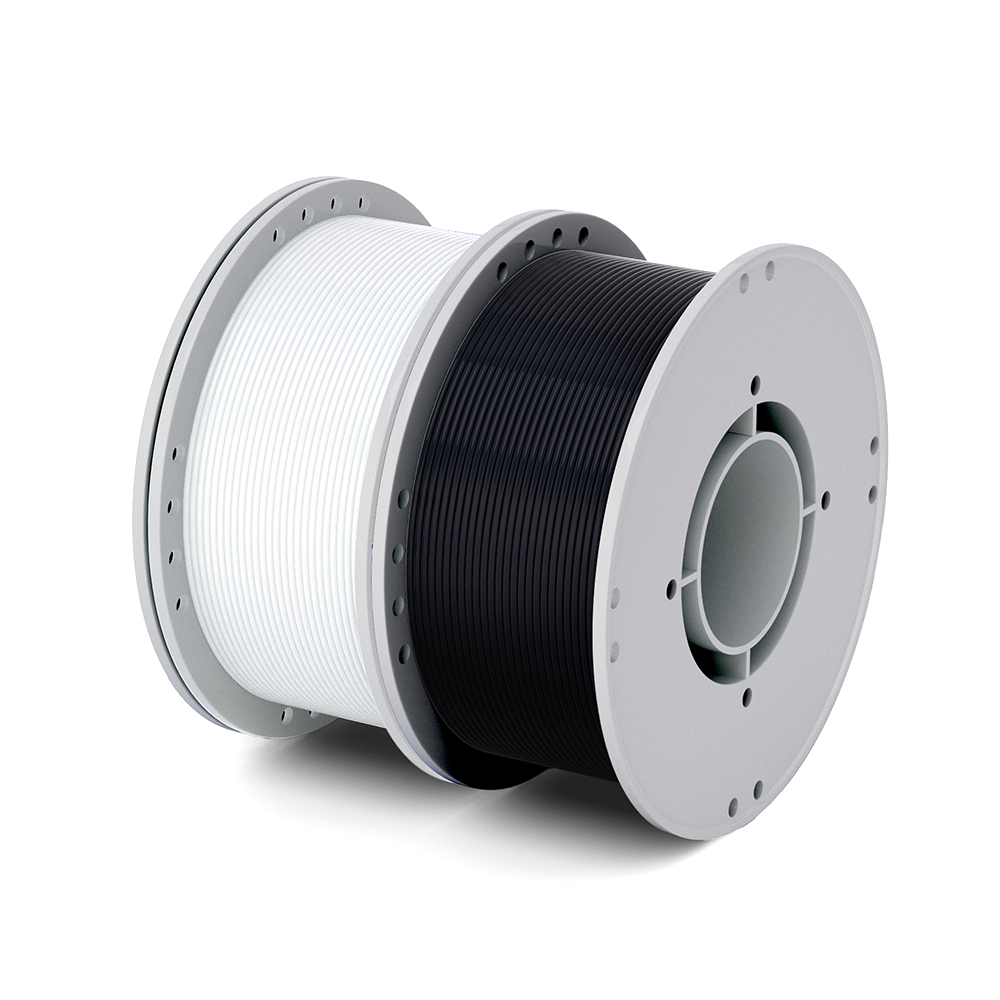 B&W PLA Filaments Pack: KOKONI 5x Black + 5x White PLA Filaments Bundle