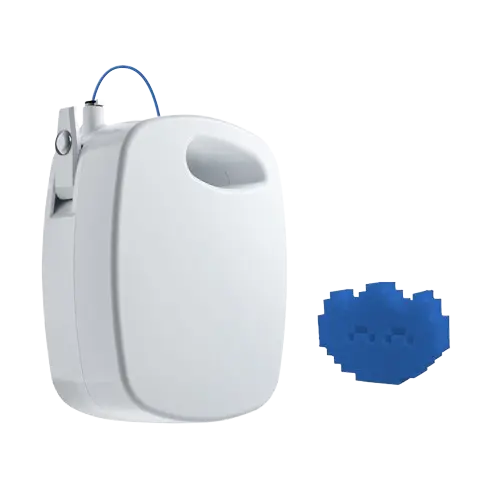 Snow World Pack: KOKONI EC1/EC2 3D Printer Plus Filaments White/ Black/ Blue