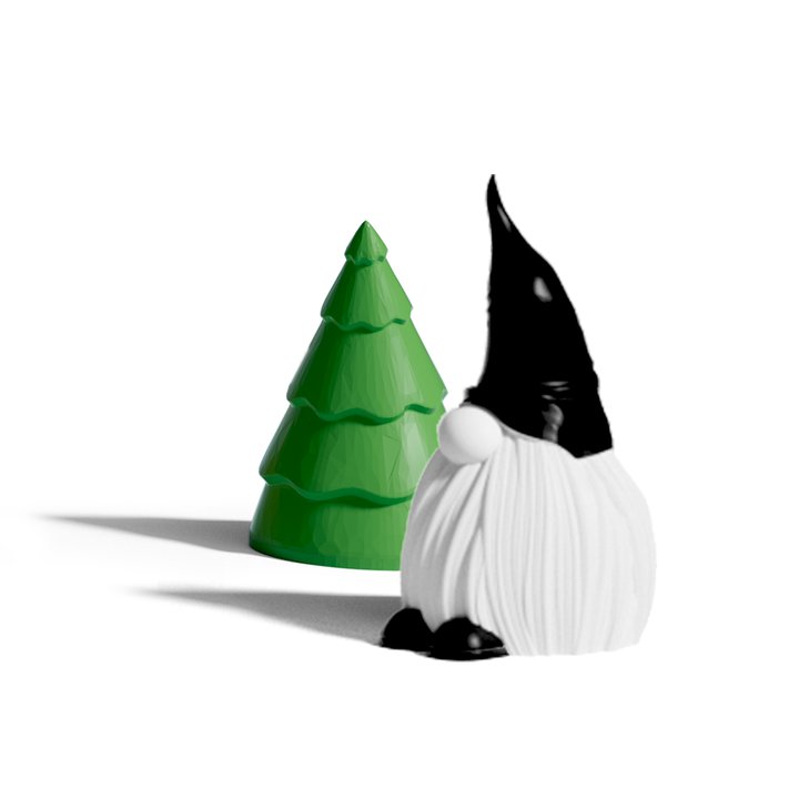 Emerald Forest Filaments Pack: KOKONI 4x White+ 3x Black+ 3x Green PLA Filaments Bundle